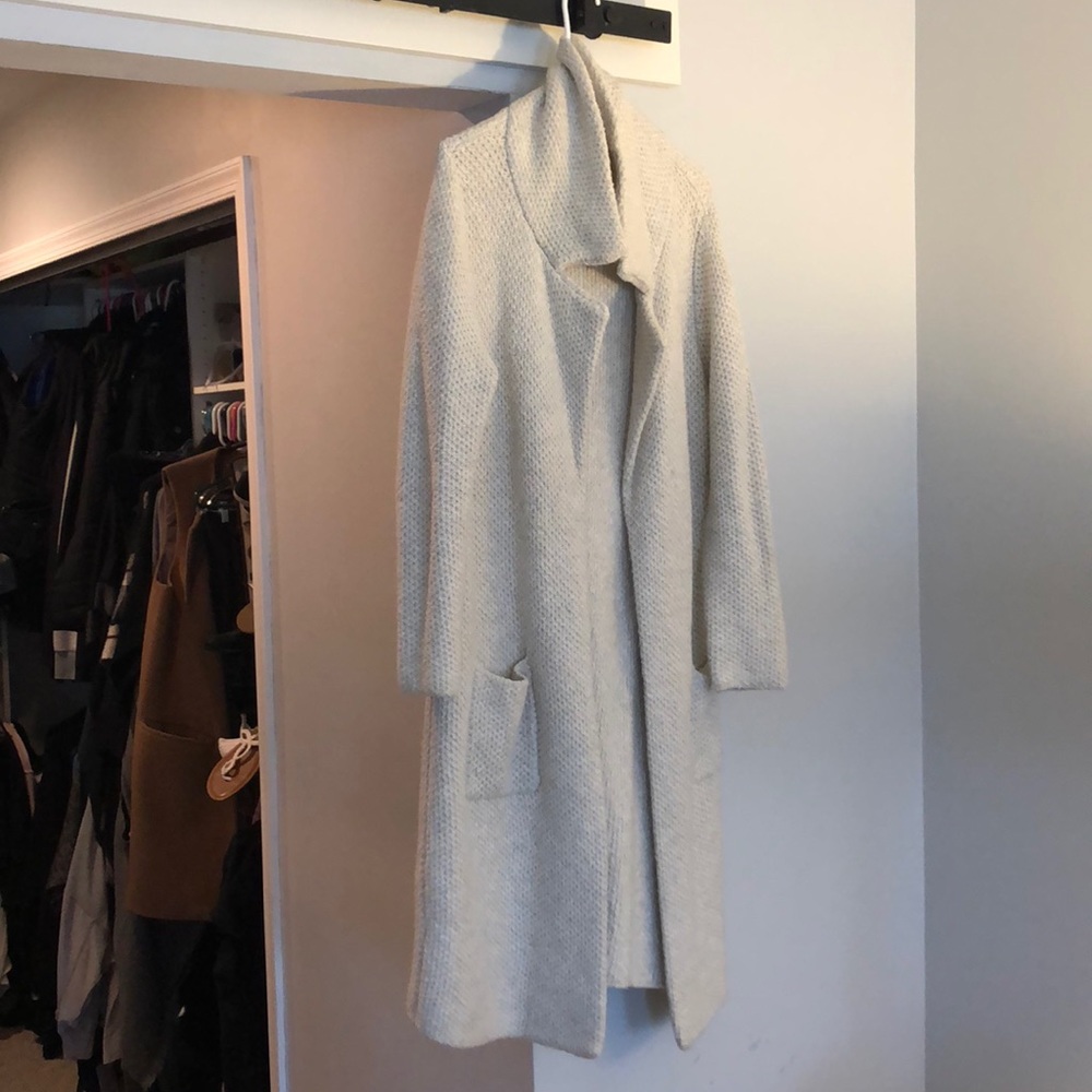 Cream long sweater